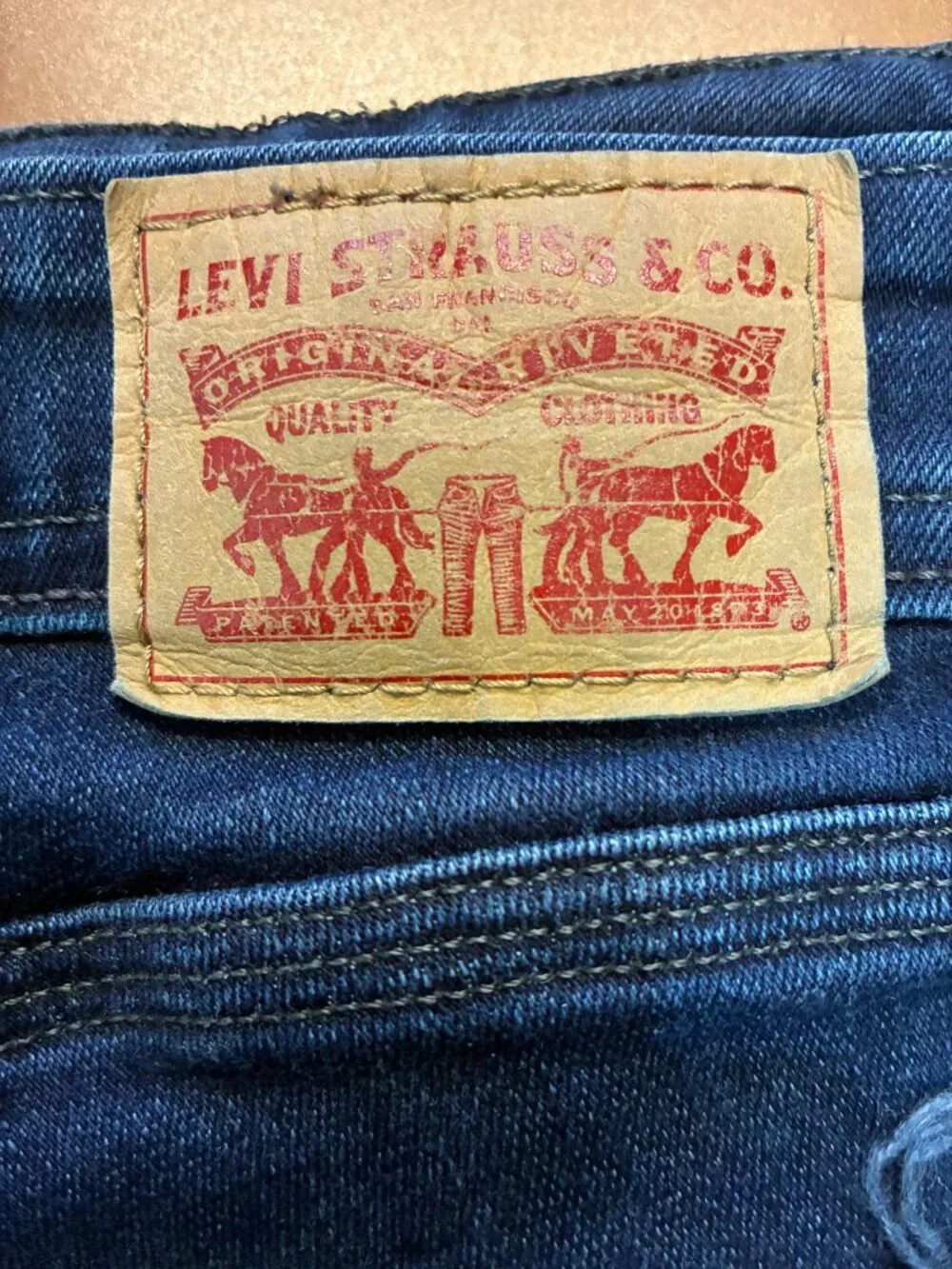 Levi Strauss Blue Jeans